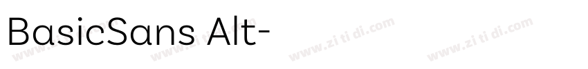 BasicSans Alt字体转换 BasicSans Alt字体转换
